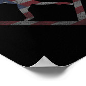Vintage Amerikaanse Vlag Verkoop VS Poster (Hoek)
