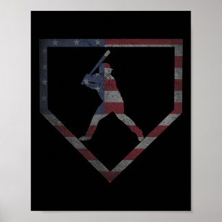 Vintage Amerikaanse Vlag Verkoop VS Poster