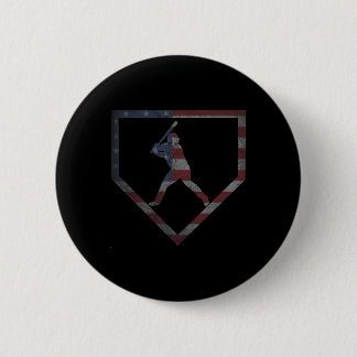 Vintage Amerikaanse Vlag Verkoop VS Ronde Button 5,7 Cm