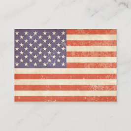 Vintage Amerikaanse Vlag - Visitekaartje
