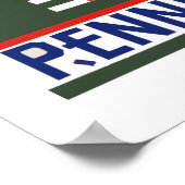 Vintage Amish Pennsylvania Travel Poster (Hoek)