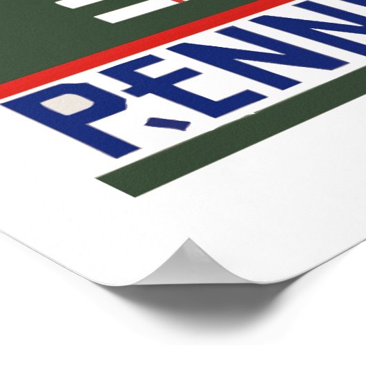 Vintage Amish Pennsylvania Travel Poster (Hoek)