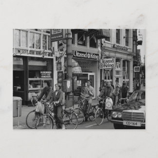 Vintage Amsterdam Holland Motorrijders Briefkaart