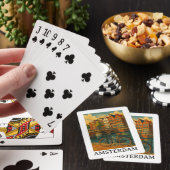 Vintage Amsterdam – Retro Reisdesign Pokerkaarten (Insitu)