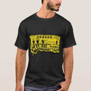 Vintage analoge acid basssynthesizer 303 Synthesiz T-shirt