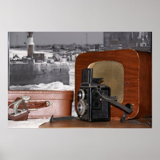 Vintage analoge camcorder poster (Voorkant)