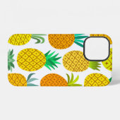 vintage ananas naadloos patroon geïsoleerd op wit iPhone hoesje (Achterkant horizontaal)