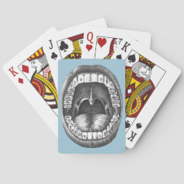 Vintage Anatomische Mond Pokerkaarten