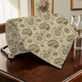 Vintage Anatomy Brain Science Custom Necktie Stropdas