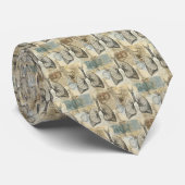 Vintage Anatomy Lungs Science Custom Necktie Stropdas (Opgerold)