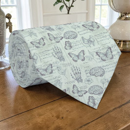 Vintage Anatomy Science Custom Necktie Stropdas
