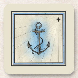 Vintage Anchor Bier Onderzetter