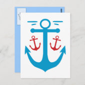 Vintage Anchor Briefkaart (Voorkant / Achterkant)