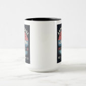 Vintage Anchorage Alaska Retro Reisposter Illustra Mok (Midden)