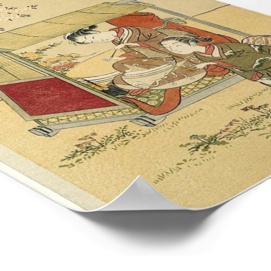 Vintage Ancient Japanese Art Poster (Hoek)