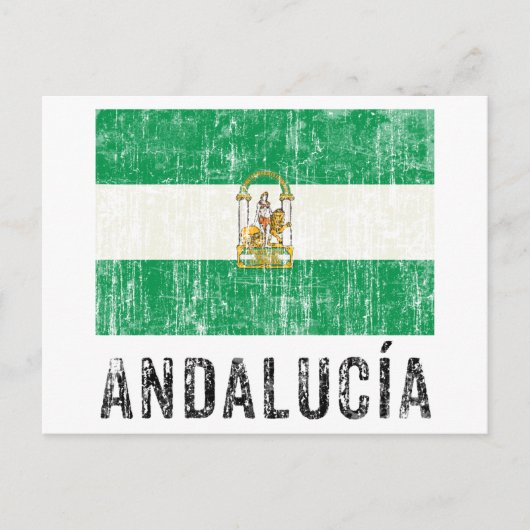 Vintage Andalusië Briefkaart (Voorkant)