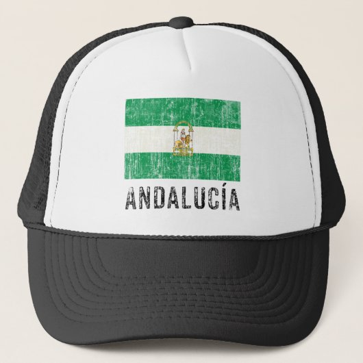 Vintage Andalusië Trucker Pet (Voorkant)
