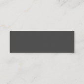 Vintage Anemone Wedding Website RSVP-kaart Mini Visitekaartje (Achterkant)