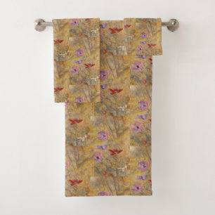 Vintage Anemones Henry Roderick Newman Bad Handdoek