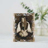 Vintage Angel Briefkaart (Staand voorkant)