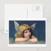 Vintage Angel Briefkaart (Voorkant / Achterkant)