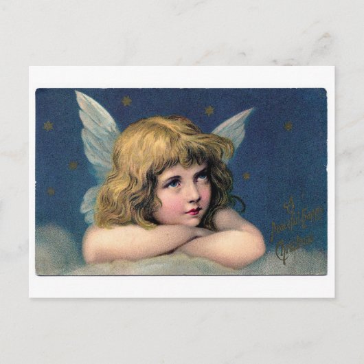 Vintage Angel Briefkaart (Voorkant)