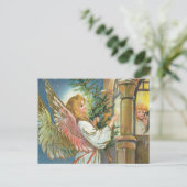 Vintage Angel Briefkaart (Staand voorkant)
