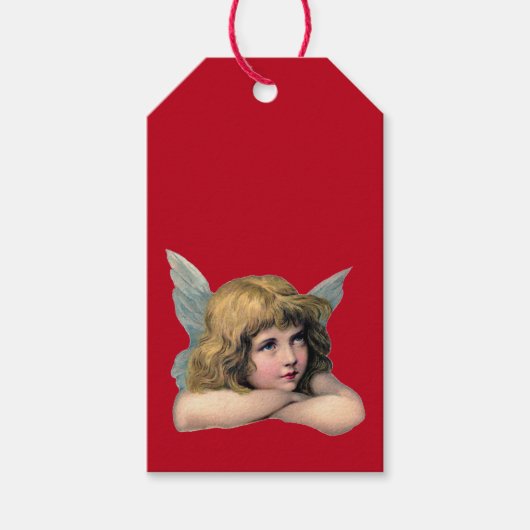 Vintage Angel Cadeaulabel (Voorkant)