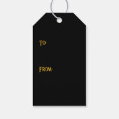 Vintage Angel Christmas Cadeaulabel (Achterkant)