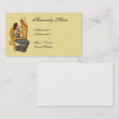 Vintage Angel en Harp Visitekaartje (Voorkant / Achterkant)