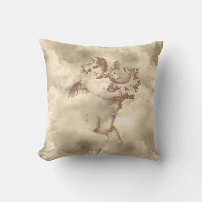 Vintage Angel Kussen (Voorkant)
