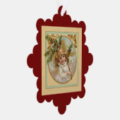 Vintage Angel Paper Ornament Card Kaart (Rechts)