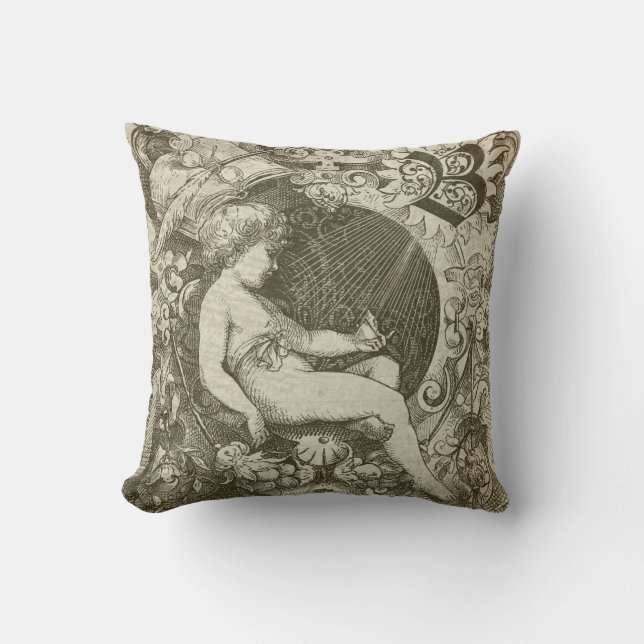 Vintage Angel Pillow Kussen (Voorkant)