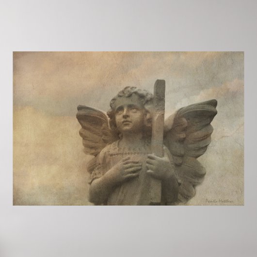 Vintage Angel Poster (Voorkant)