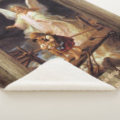 Vintage Angel Sherpa Deken (3/4)