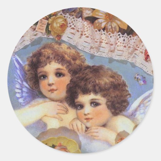 Vintage Angel Stickers (Voorkant)