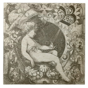 Vintage Angel Tegeltje