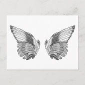 Vintage Angel Wings Briefkaart (Voorkant)