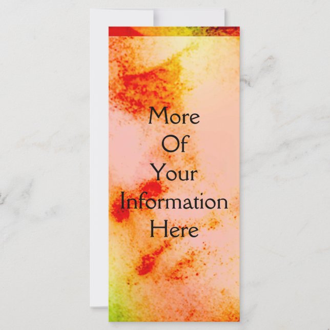 Vintage Angelic Statue Face Bladwijzer Rack Kaart (Voorkant)