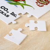 Vintage-anjer-zaadpakket Legpuzzel (Zijkant)