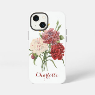 Vintage Anjers Dianthus Tuin Bloemen Redoute iPhone 13 Mini Hoesje