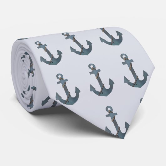 Vintage Anker Stropdas (Opgerold)