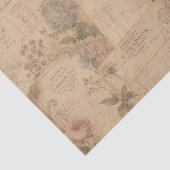 vintage ansichtkaarten en bloemen tissuepapier (Detail)