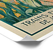 Vintage Antibes France travel ad Poster (Hoek)