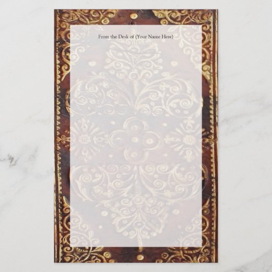 Vintage Antiek Afbeelding Briefpapier (Voorkant)