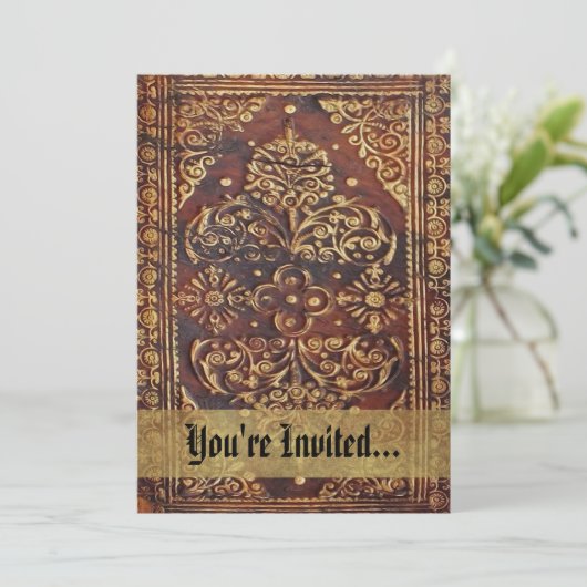 Vintage Antiek Afbeelding Kaart (Staand voorkant)