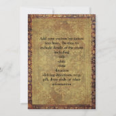 Vintage Antiek Afbeelding Kaart (Achterkant)