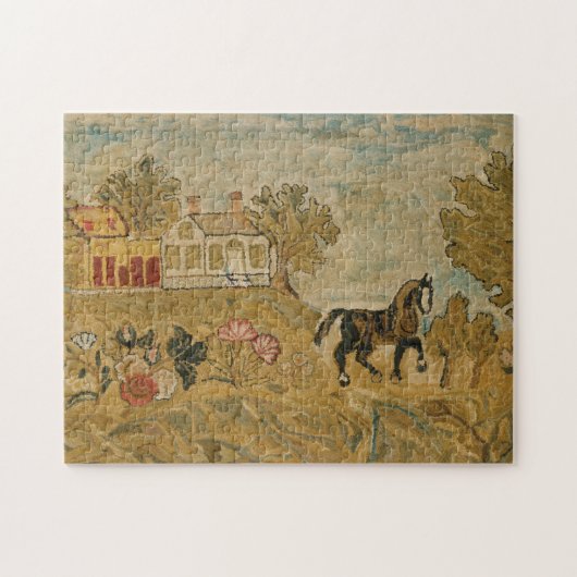 Vintage Antiek Afbeelding Legpuzzel (Horizontaal)