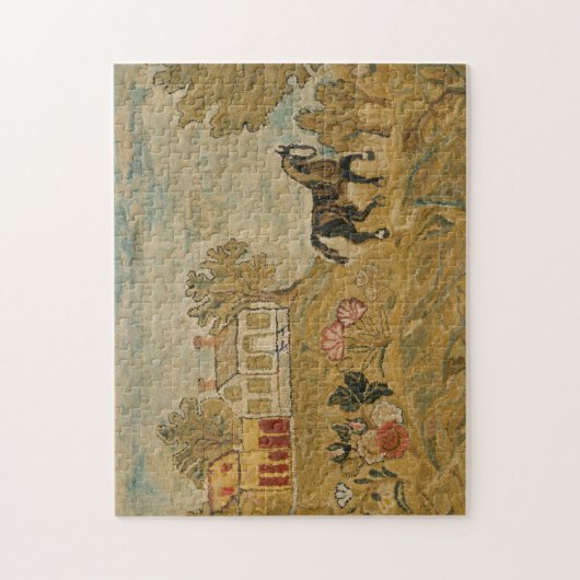 Vintage Antiek Afbeelding Legpuzzel (Verticaal)