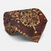 Vintage Antiek Afbeelding Stropdas (Opgerold)